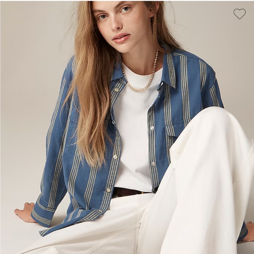 NWT J. Crew Garçon Western Button Down Shirt Classic Fit